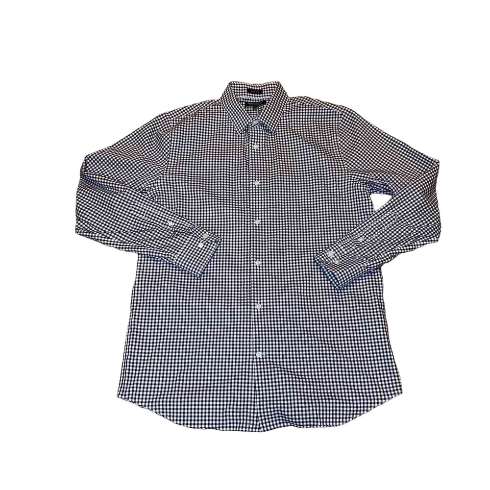 Banana Republic Men's Non-Iron Slim Fit 100% Cotton Size L Dress Shirt‎